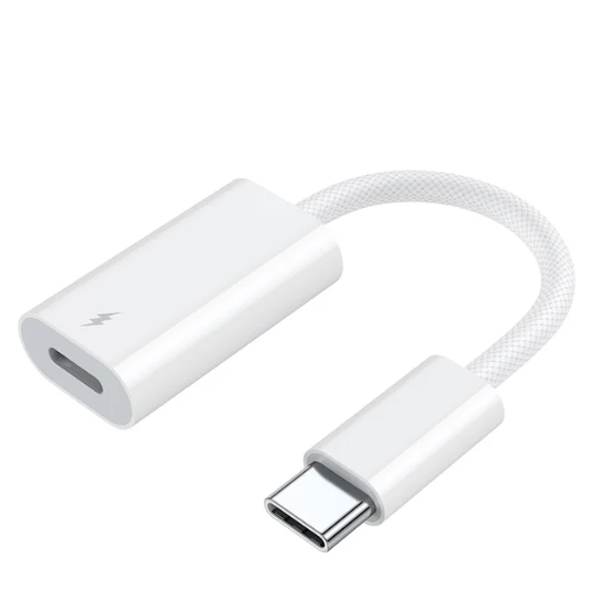 1PC 60W Lightning To Type C Cable Adapter OTG For iPhone 15 iPad Fast Charging Transfer For iOS Female To USB C Male Converter