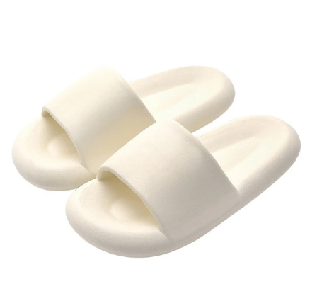1 Pair New Slippers Couple Home Outdoor Slippers Summer Beach Unisex Bedroom Shoes Ladies Thick Sole