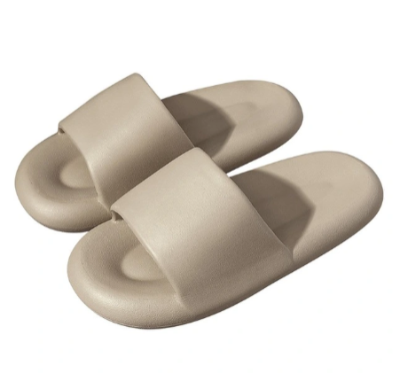 1 Pair New Slippers Couple Home Outdoor Slippers Summer Beach Unisex Bedroom Shoes Ladies Thick Sole