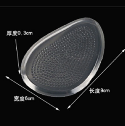 1Pair/2Pairs Insoles Ladies High Heel Shoe Insole Female Half Pad Reduces Friction Pain Silicone Forefoot Pad Anti-skid Foot Care Pads