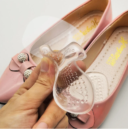 1/2 Pairs High Heel Inserts Gel Insoles for Women, Soft Foot Pads Ball Foot Cushions for Foot Pain Relief and Comfort Shoe Inserts Feet Protectors