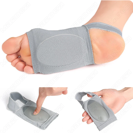1Pair High Arch Cushions Sleeves Arch Pads Support Insoles for Flat Foot Correct Plantar Fasciitis Pain Relief Orthopedic Foot Insoles