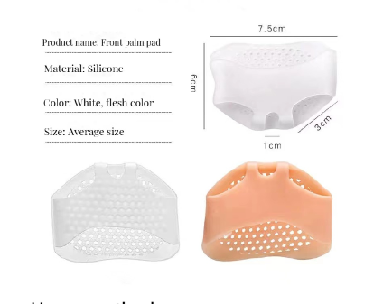 Women's Silicone Foot Pads Women's Half Size Pads High Heel Shoes Front Pads Anti slip Foot Protection Shoes Pads High Heel Insoles