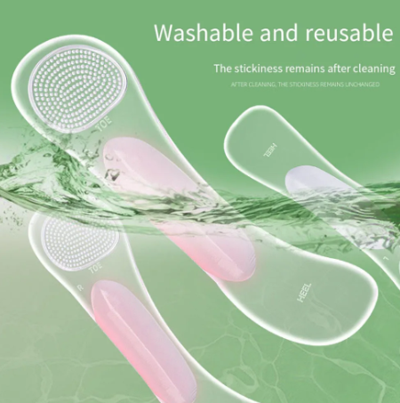 1Pair Anti Slip Sole Pads For High-Heels Arch Support Self-adhesive Insole