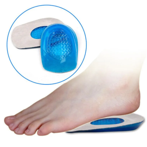 1Pair New Silicone Gel orthopedic Insoles for Health Feet Care  ﻿