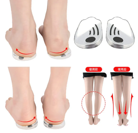 1Pair Silicone Gel Orthopedic Insoles for Feet Magnet Massage Insole