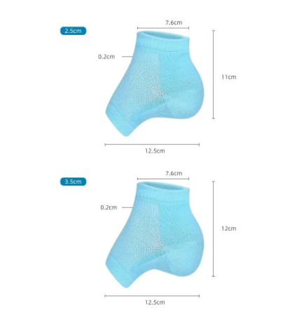 1Pair Sports Socks Anti-slip Invisible Height Increase Insoles Women Men