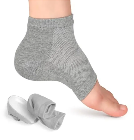 1Pair Sports Socks Anti-slip Invisible Height Increase Insoles Women Men