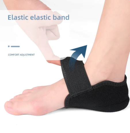 1Pair Silicone invisible height increasing shock-absorbing insole