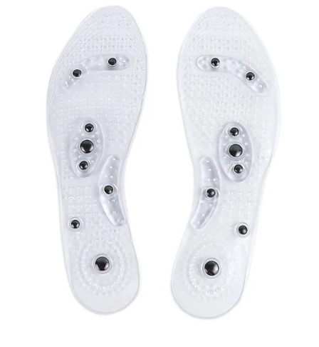 1Pair Unisex Magnetic Massage Insoles Foot Acupressure Shoe Insoles