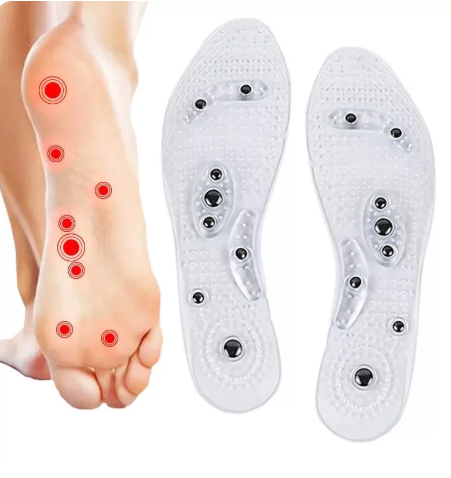 1Pair Unisex Magnetic Massage Insoles Foot Acupressure Shoe Insoles