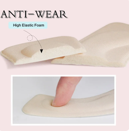 Heel Insoles Patch Pain Relief Anti-wear Cushion Pads Feet Care