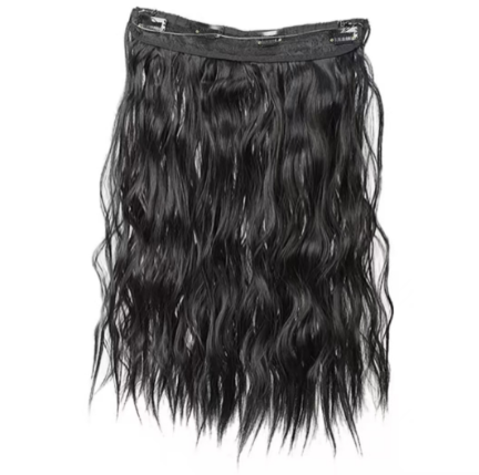 1PC Wig Female Big Wave Long Hair Fishing Line Natural No Trace Simulation Hair Patch