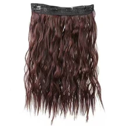 1PC Wig Female Big Wave Long Hair Fishing Line Natural No Trace Simulation Hair Patch