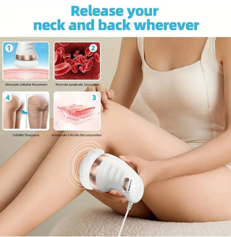 Cellulite Massager Body Slim Sculpting Machine Handheld Electric Massage Gun Skin Tightening For Belly Waist Butt Arms Legs