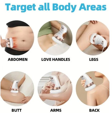 Cellulite Massager Body Slim Sculpting Machine Handheld Electric Massage Gun Skin Tightening For Belly Waist Butt Arms Legs