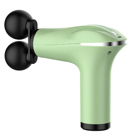Double Head Massage Gun Muscle Relaxor Electric Neck Mask Gun Fitness Intelligent Mini Vibration Impact Gun Fascia Gun