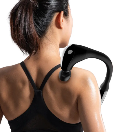 Massage Gun With Upgraded Extension Handle Massage Gun Deep Tissue Back Muscles Neck Shoulders Waist Legs Massager