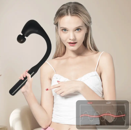 Massage Gun With Upgraded Extension Handle Massage Gun Deep Tissue Back Muscles Neck Shoulders Waist Legs Massager