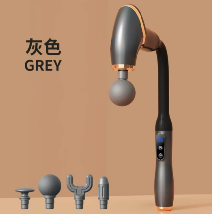 Electric Massager Muscle Fitness Massage Gun Multi Functional Detachable Handle Splitting Strap Fascia Gun for Fitness Fasciagun
