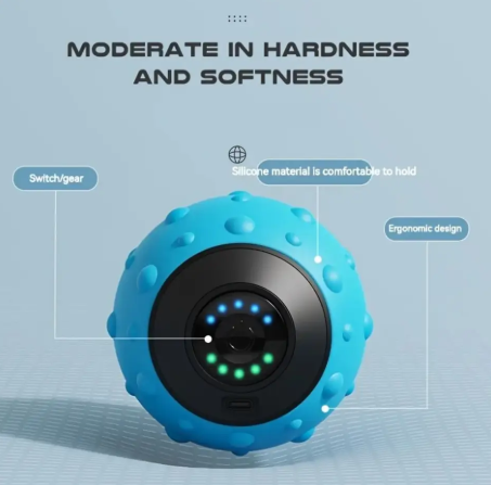 Sports Massage Ball Shoulder And Neck Body Muscle Relaxation Sole Back Foot Massage Rechargeable Fascia Ball Electric Yoga Ball