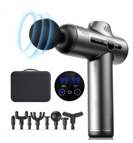 Professional Massage Gun Electric Shock Muscle Relaxation Vibration Fitness Massager For Body Neck Ladies Home Travel Fascia Gun