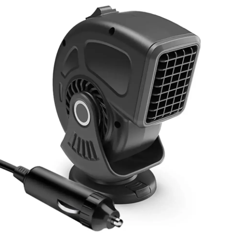 Car Heater 120W 12V Heater Cigarette Lighter Plug with Heating & Cooling Mode for Car Fan Window Windshield Demister