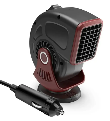 Car Heater 120W 12V Heater Cigarette Lighter Plug with Heating & Cooling Mode for Car Fan Window Windshield Demister