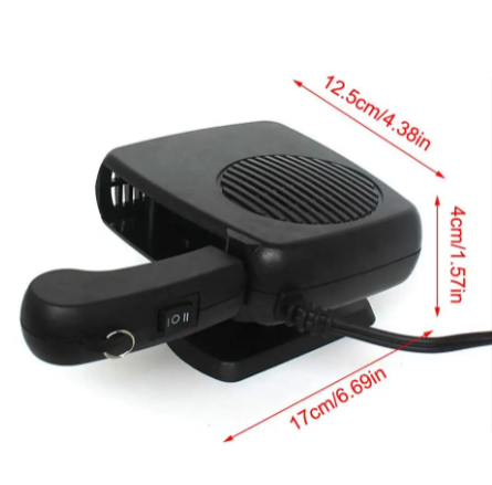 1PC Car Heater Fan 12V Portable Auto Windshield Heater Car Heater, Car Glass Defogging And Defrosting Heater