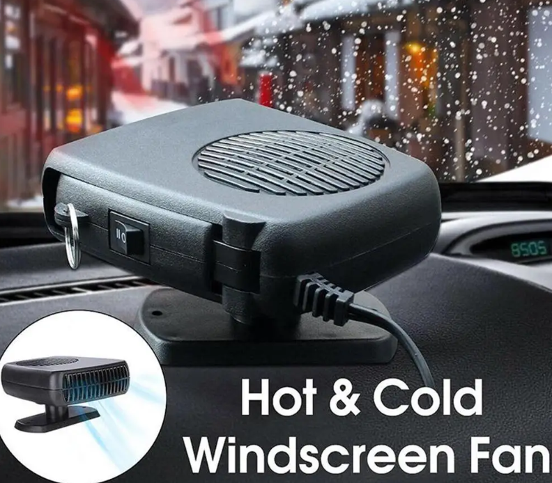 1PC Car Heater Fan 12V Portable Auto Windshield Heater Car Heater, Car Glass Defogging And Defrosting Heater