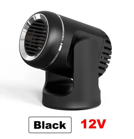 360° Rotate Car Fan Heater 3 Adjustable Power Turbine Heating Fan Heater Car Windshield Defrosting Demister Warm Heater Home