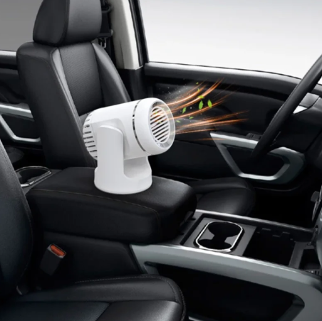 360° Rotate Car Fan Heater 3 Adjustable Power Turbine Heating Fan Heater Car Windshield Defrosting Demister Warm Heater Home