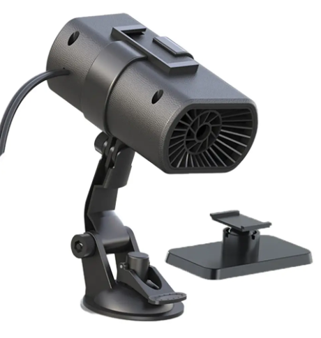 1PC 12V Car Heater Demister Strong Suction Type Heating Fan Electric Cooling Windshield Defroster Defogging Demister For Winter