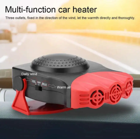 1PC Car Heater Electric Cooling Heating Fan Portable Electric Dryer Windshield Defogging Demister Defroster