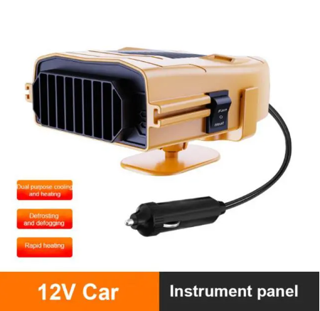 1PC 12V Portable Car Heater Electric Cooling Heating Fan 4 IN 1 Electric Dryer Windshield Defogging Demister Defroster