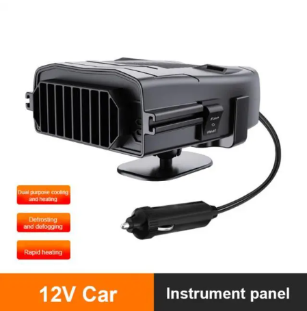 1PC 12V Portable Car Heater Electric Cooling Heating Fan 4 IN 1 Electric Dryer Windshield Defogging Demister Defroster