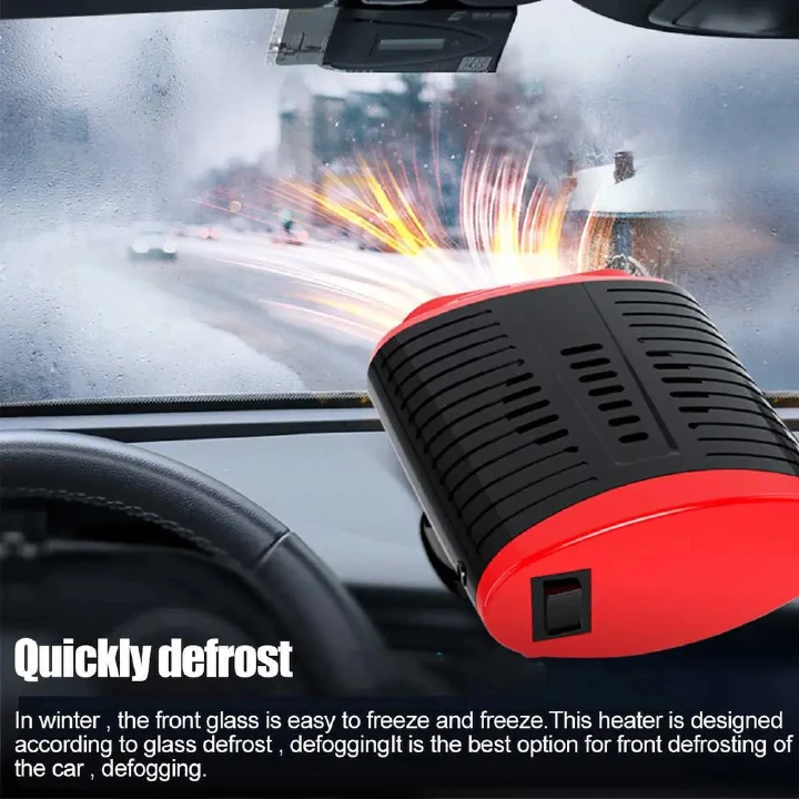 1PC 12v Auto Car Heater Electric Cooling Heating Fan Portable Electric Dryer Windshield Defogging Demister Defroster