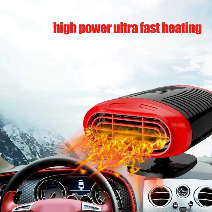 1PC 12v Auto Car Heater Electric Cooling Heating Fan Portable Electric Dryer Windshield Defogging Demister Defroster