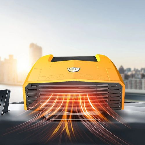 1PC 2 In1 12V Windshield Defogger and Defroster 360 °Rotatable Heating/Cooling Fan Portable Car Heater