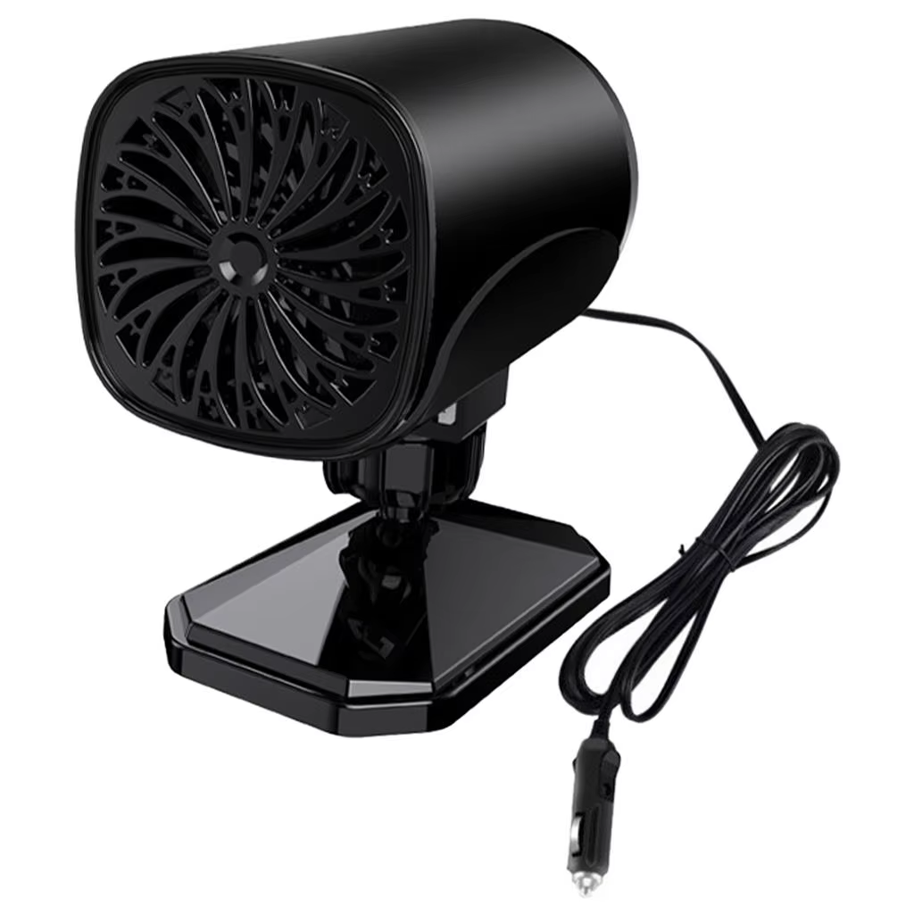 1PC 2 in 1 Car Heater Fast Heating Heat Cooling Fan with Heating Cooling Modes Fan Plug in Cigarette Lighter