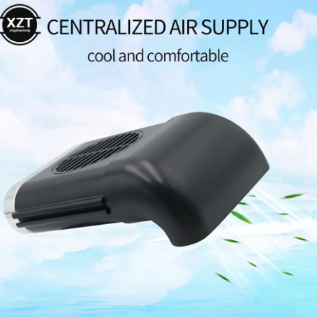 1PC Car Back Seat Mini USB Fan Foldable Silent Fan Three Grade Wind Speed Adjustable Car Cooler Air Cooling Fan