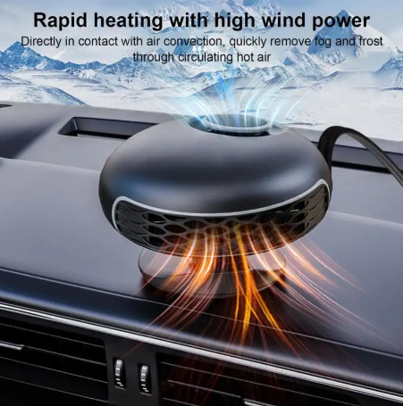 1PC 12v Car Heater Fans Windshield Defogging Defrosting Portable Electric Heating Fan Frost Snow Fog Removal Machine for Bus Truck