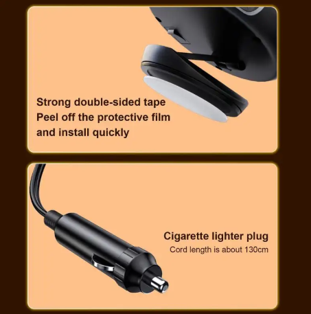 1PC 12v Car Heater Fans Windshield Defogging Defrosting Portable Electric Heating Fan Frost Snow Fog Removal Machine for Bus Truck
