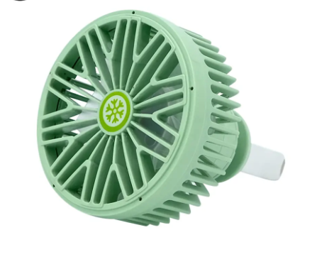 1PC Car Fan Magnetic Fan Car Cooler Silent Wireless Charging USB Fan 3Speed Adjustable Universal Car Rear Seat Auto Cooling Fan