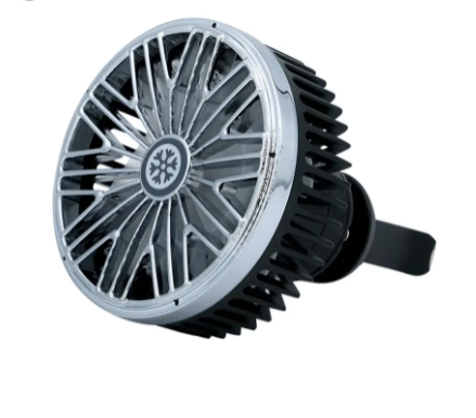 1PC Car Fan Magnetic Fan Car Cooler Silent Wireless Charging USB Fan 3Speed Adjustable Universal Car Rear Seat Auto Cooling Fan