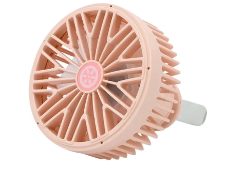 1PC Car Fan Magnetic Fan Car Cooler Silent Wireless Charging USB Fan 3Speed Adjustable Universal Car Rear Seat Auto Cooling Fan