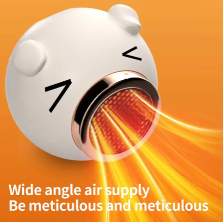 1PC Portable Electric Heater Desktop Fan Heater Heating Low Noise Warm Air Blower Fast Heating Home Office Warmer Machine For Winter