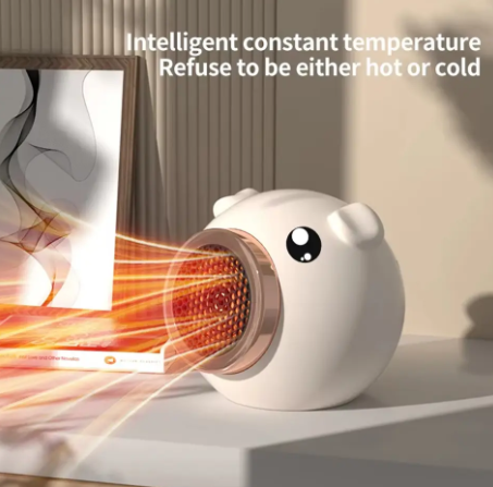 1PC Portable Electric Heater Desktop Fan Heater Heating Low Noise Warm Air Blower Fast Heating Home Office Warmer Machine For Winter
