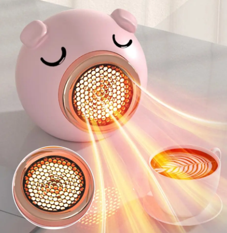 1PC Portable Electric Heater Desktop Fan Heater Heating Low Noise Warm Air Blower Fast Heating Home Office Warmer Machine For Winter