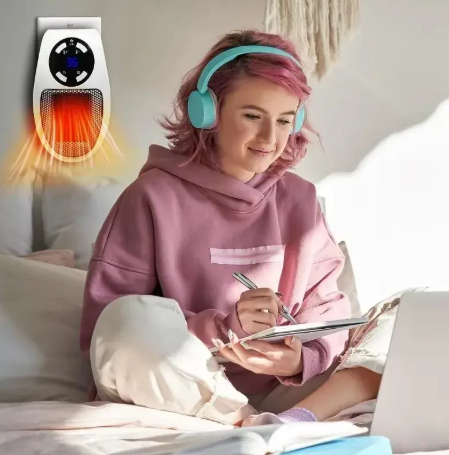 1PC 500W Portable Heater Electric Heater with Adjustable Thermostat Timer and Led Display Home Electric Heater Household Appliances
﻿